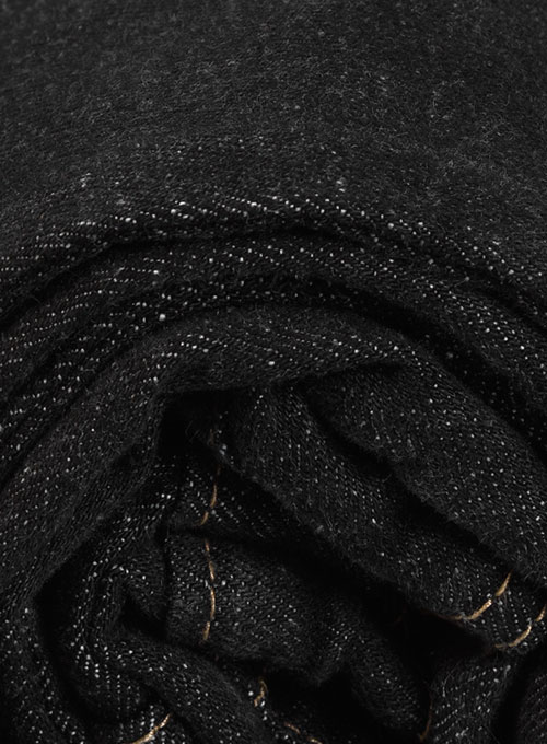 Logan Black Stretch Hard Wash Whisker Jeans
