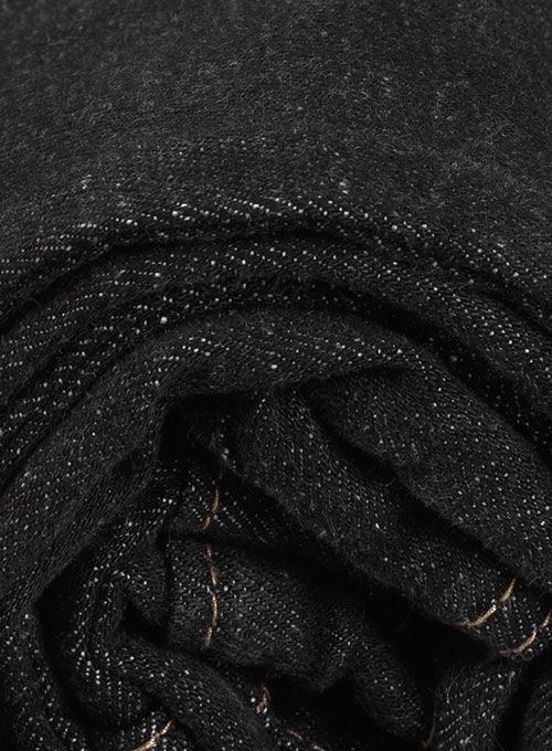 Logan Black Stretch Indigo Wash Whisker Jeans