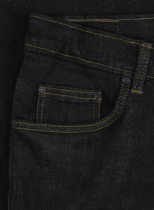 Logan Black Hard Wash Stretch Jeans