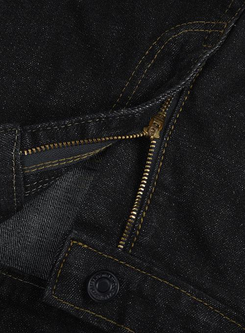 Logan Black Hard Wash Stretch Jeans