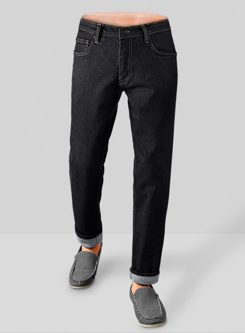Logan Black Hard Wash Stretch Jeans