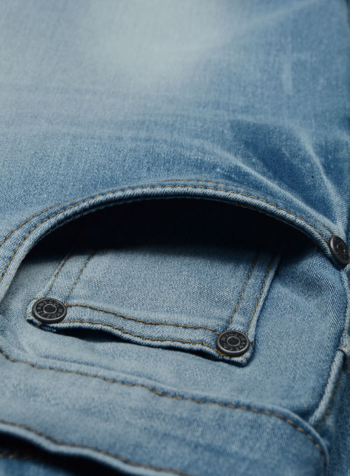 London Blue Stretch Jeans - Stone Wash