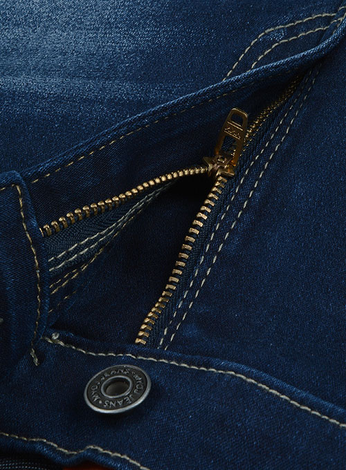 London Blue Stretch Hard Wash Jeans - Whiskers - Look #326