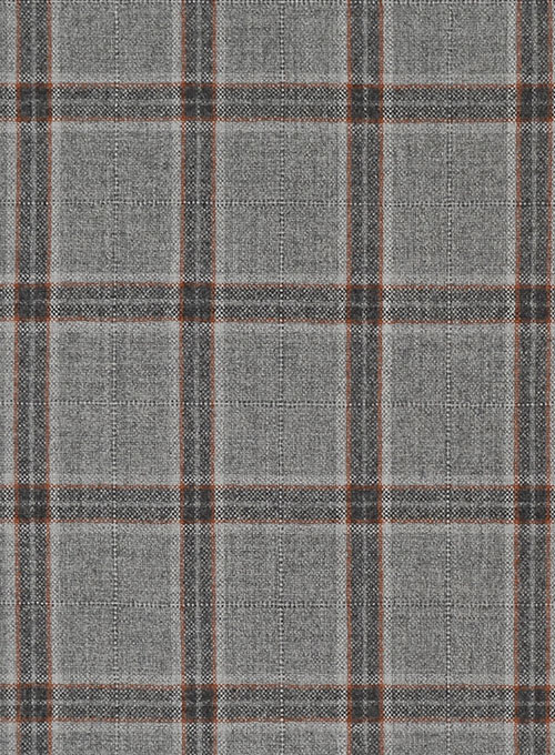 Light Weight Southrail Gray Tweed Shirt - Full Sleeves