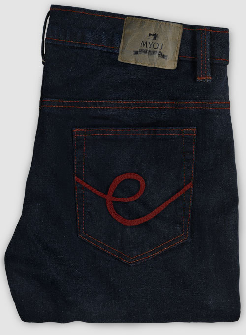 Marina Blue Hard Wash Stretch Jeans - Look #562