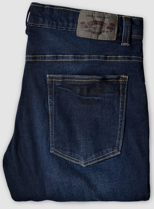 Marina Blue Stretch Indigo Wash Whisker Jeans
