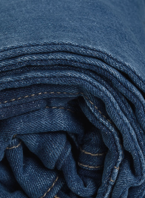 Marina Blue Stretch Stone Wash Whisker Jeans