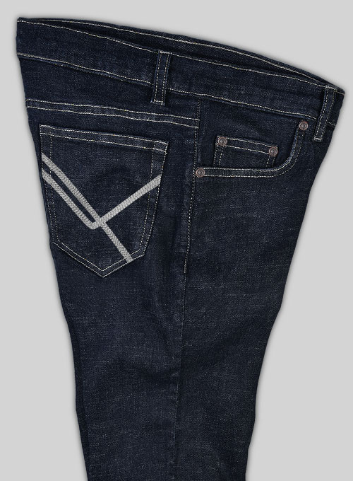 Marlin Blue Stretch Hard Wash Jeans - Look # 459