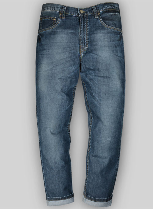 deep blue denim jeans