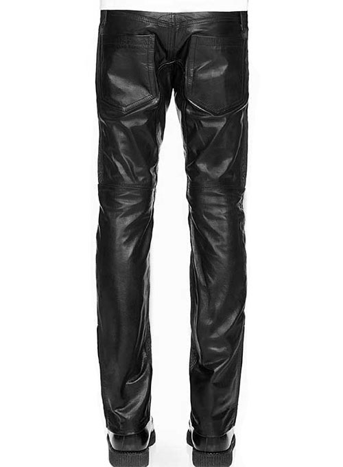 Normandie Leather Biker Jeans