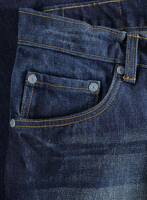 Orlando Blue Hard Wash Whisker Jeans