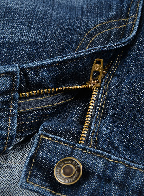 Pacific Blue Indigo Wash Whisker Jeans - Look #551