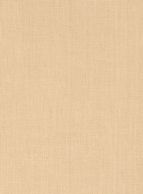 Pure Beige Linen Shirt - Full Sleeves Pure Beige Linen Shirt - Full Sleeves