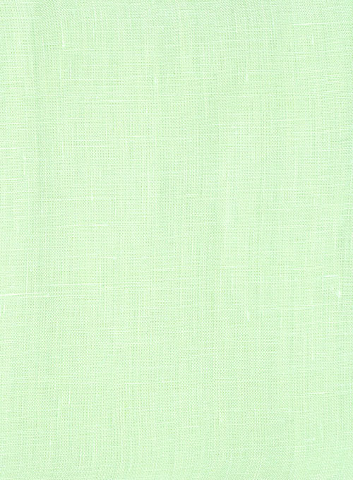Pure Ocean Green Linen Shirt - Full Sleeves