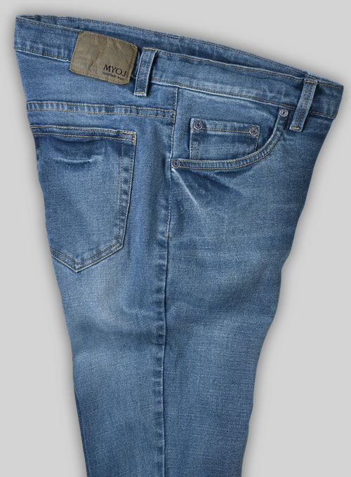 Pussy Cat Stone Wash Whisker Stretch Jeans - Click Image to Close