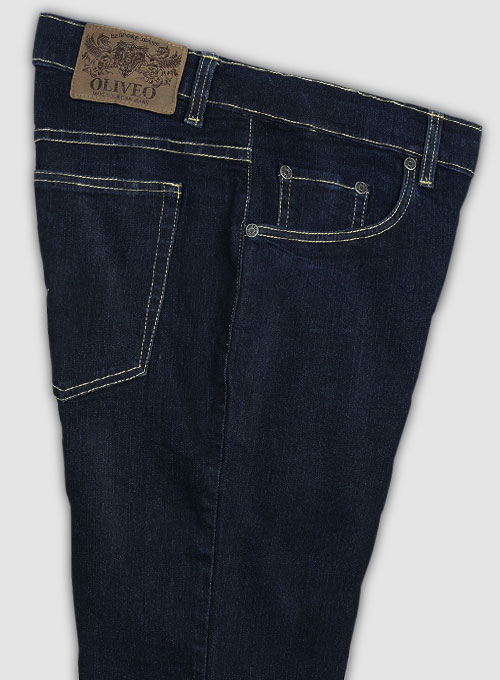 Pussy Cat Stretch Jeans - Dark Wash - Click Image to Close