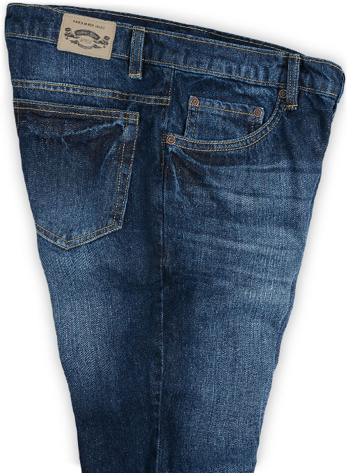 Ranch Blue Indigo Wash Whisker Jeans