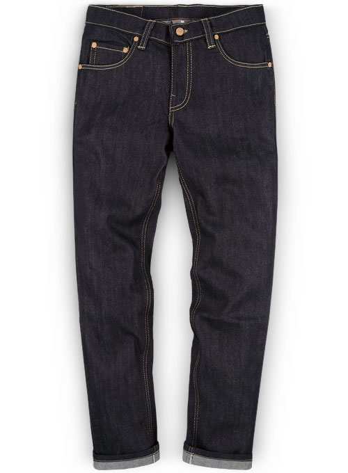 raw denim pants