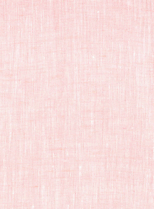 Roman Light Pink Linen Shirt - Full Sleeves Roman Light Pink Linen Shirt - Full Sleeves