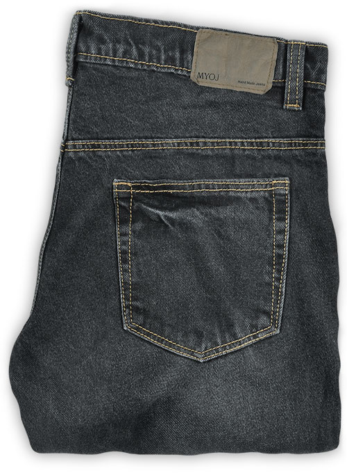black indigo jeans