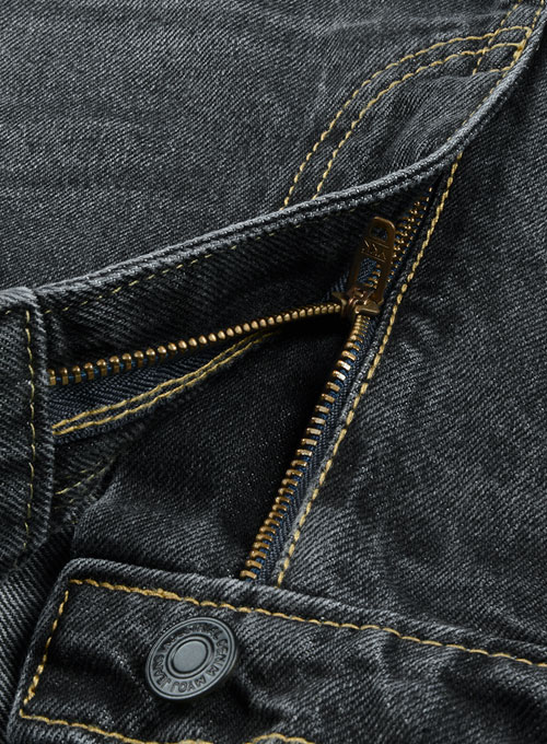 Rooster Black Indigo Wash Whisker Jeans