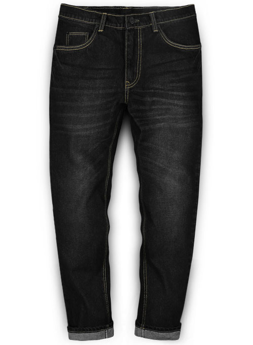 black custom jeans