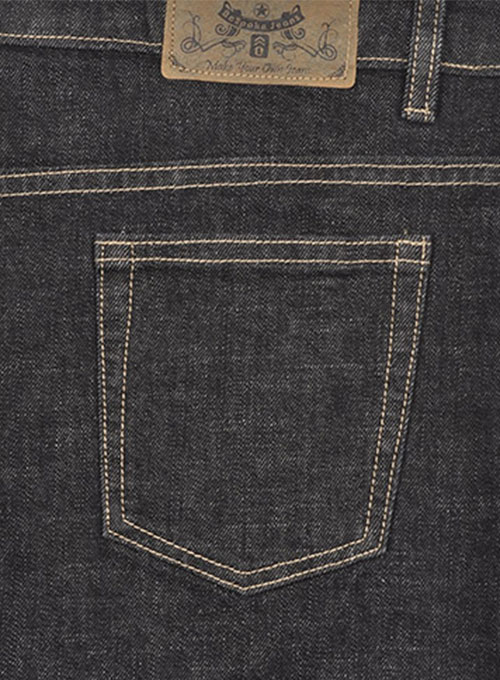 Stone Carbon Black Stretch Jeans - Hard Wash