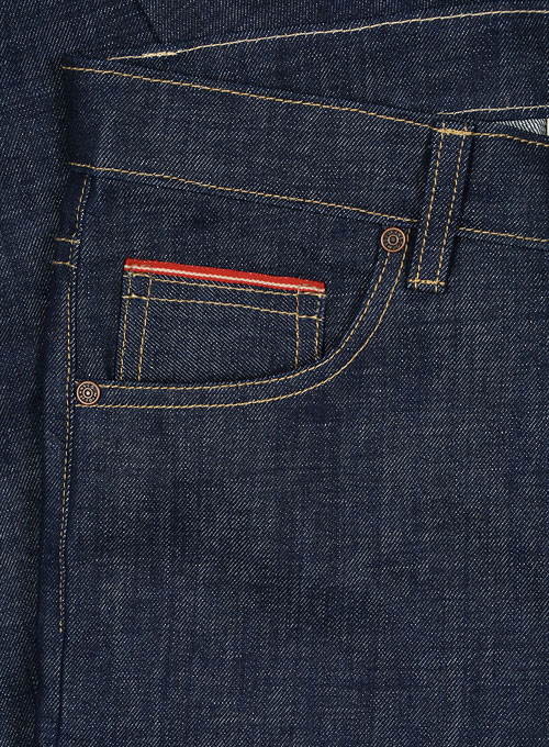 Selvedge Denim Jeans - Raw Unwashed Selvedge Denim Jeans ...