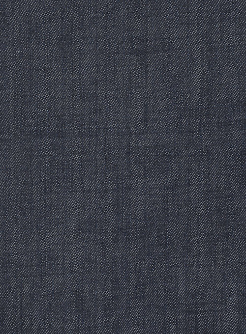 Selvedge Orange Denim Jeans - Raw Unwashed