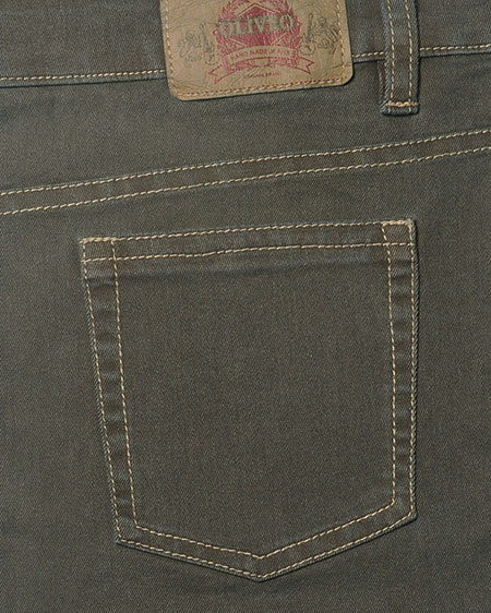 olive stretch jeans