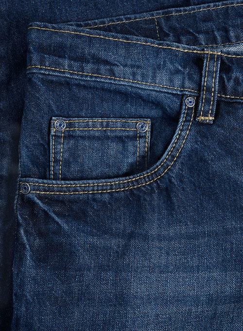 Skywalk Blue Indigo Wash Whisker Jeans