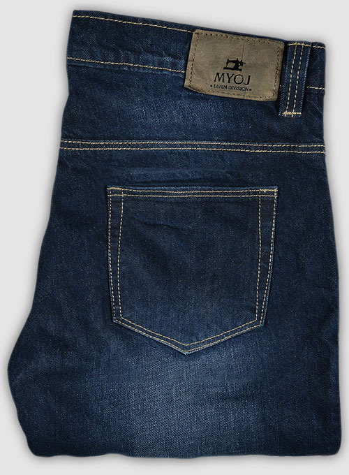 Skywalk Blue Hard Wash Whiskers Jeans