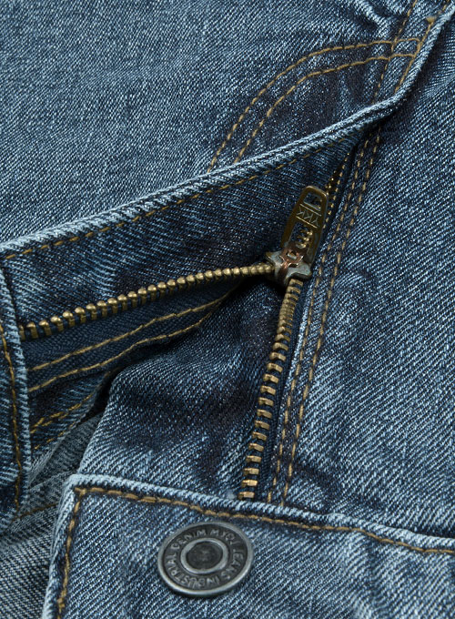 Slight Stretch Jeans - Blast Wash - Click Image to Close