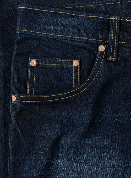 Storm Blue Hard Wash Whisker Jeans