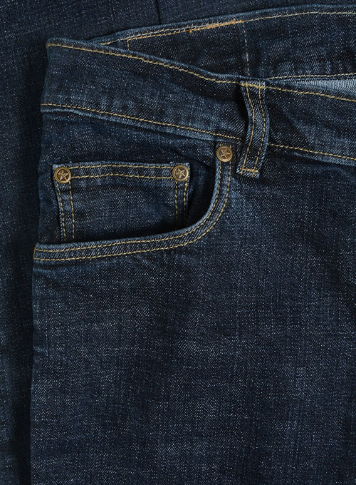 Texas Blue Denim-X Wash Stretch Jeans - Click Image to Close