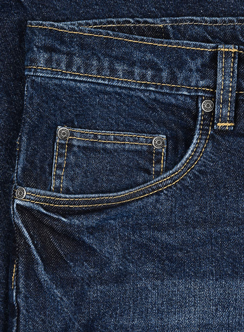 indigo wash macrame lace up baggy jeans