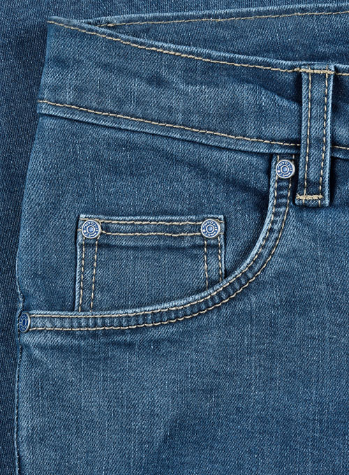 Victor Blue Stone Wash Stretch Jeans