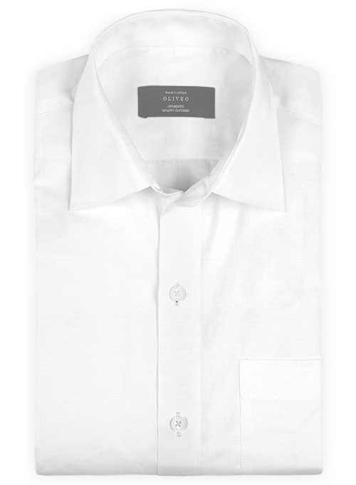 White Cotton Shirt - Full Sleeves White Cotton Shirt - Full Sleeves