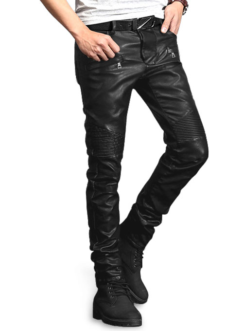 pleather stretch pants