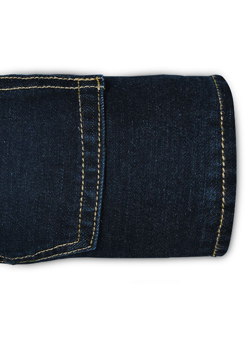 Zen Blue Hard Wash Stretch Jeans