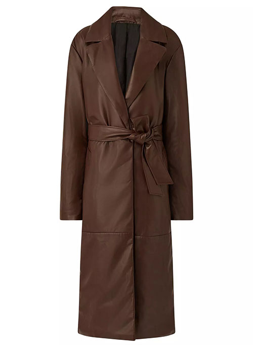 90s Vintage Leather Long Coat 90s Vintage Leather Long Coat