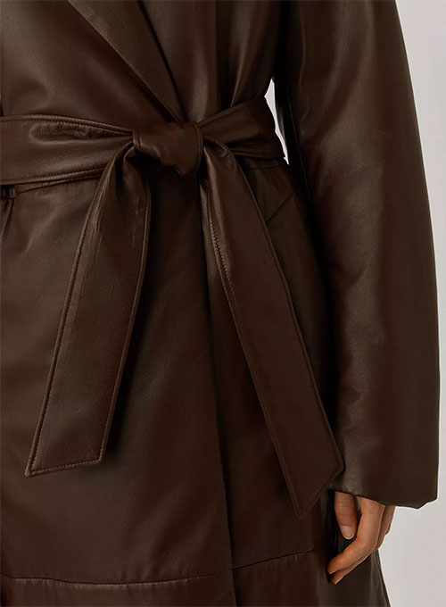 90s Vintage Leather Long Coat 90s Vintage Leather Long Coat