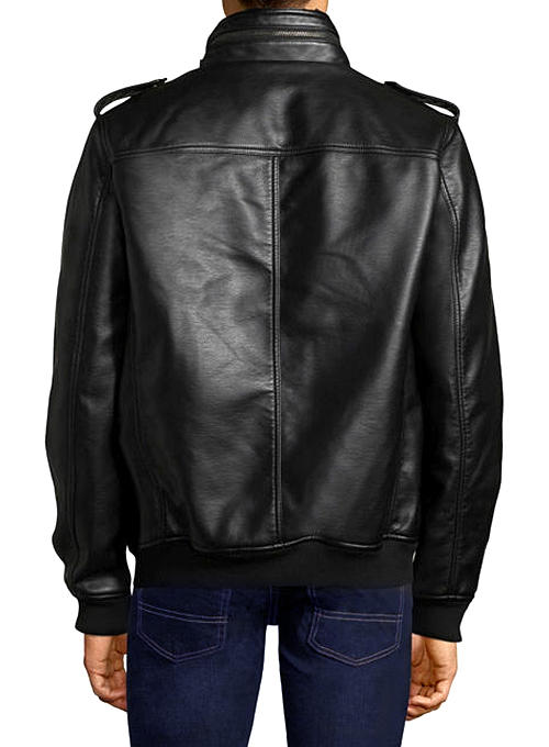 Alpha Bomber Leather Jacket