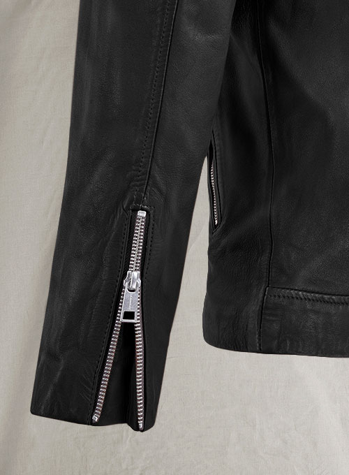 Beast Black Biker Leather Jacket