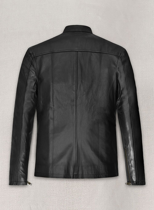 Black Mark Wahlberg Uncharted Leather Jacket