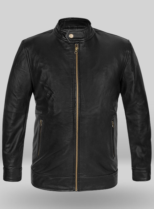 Black Zac Efron Baywatch Leather Jacket