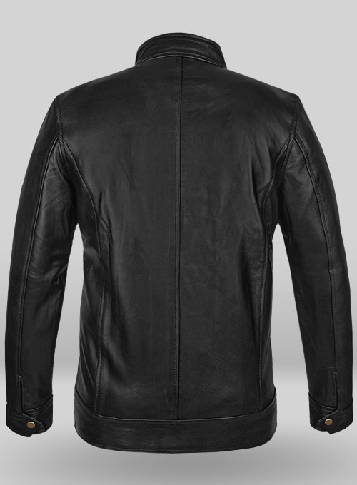 Black Zac Efron Baywatch Leather Jacket