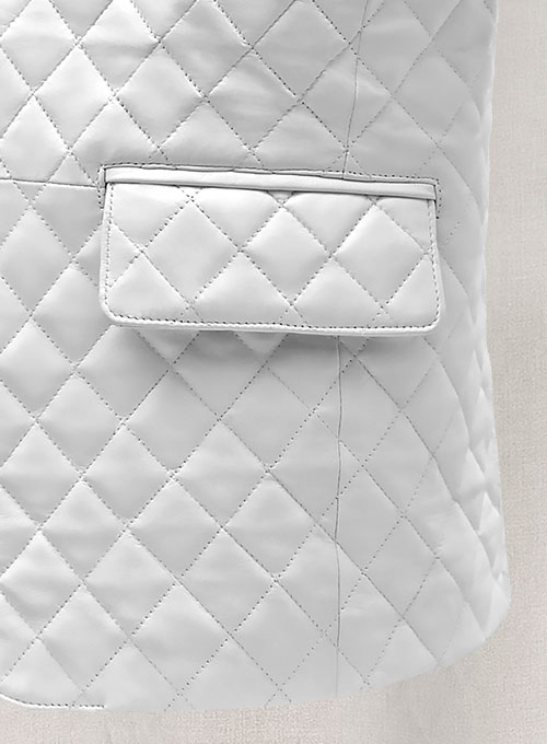 Bocelli Tuxedo Quilted Leather Blazer
