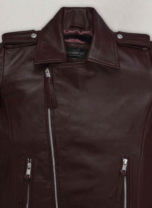 Burgundy Teenage Mutant Ninja Turtles 2 Megan Fox Jacket