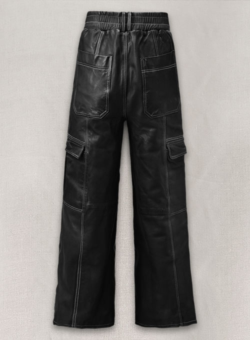 Cargo Culottes Leather Palazzo